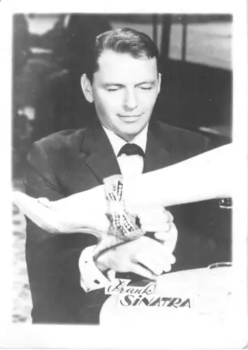 Lot274 Frank Sinatra Schauspieler Film Movie Star 6x9cm