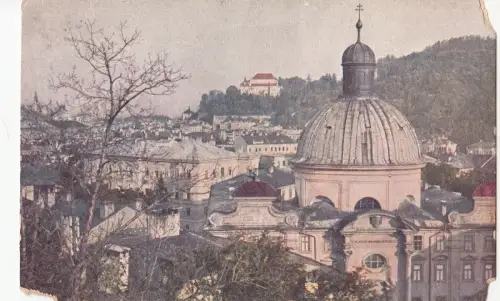 B79619 salzburg vom nonnberg österreich vorder-/rückbild