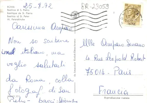 BR23059 Roma Basilca di S Pietro italy