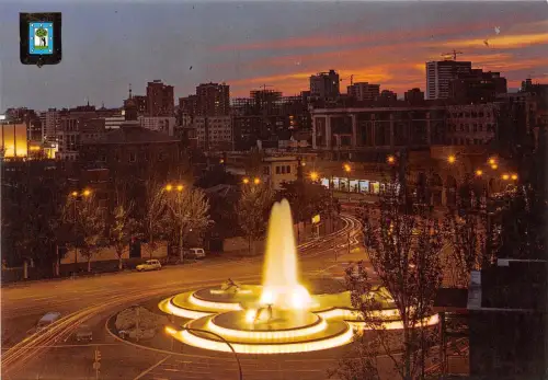 BR12582 Madrid Plaza Republica Argentina Fuente de los Delfines Spanien