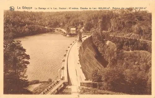 BR55986 Le barrage et le lac La Gileppe belgium 5