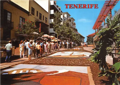 BG6395 puerto de la cruz alfombras tipicas teneriffa spanien