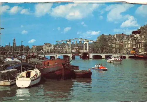 BR9963 Pont maigre sur l amstel ship bateaux amsterdam niederlande