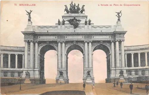B37649 Bruxelles L`Arcade au Par du Cinquantenaire belgium