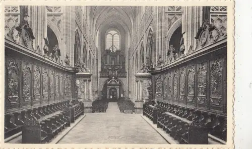 BF17307 la choeur des moines et st hubert la basilique belgien front/back image