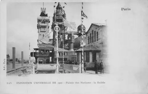 lot289 paris l exposition universelle de 1900 palais des nations in suede sweden