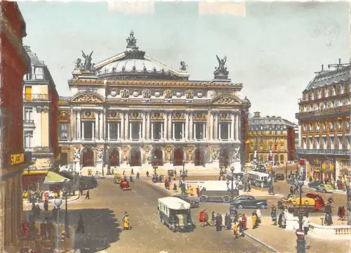 B83095 Buswagen Paris L Oper 3x4cm Frankreich