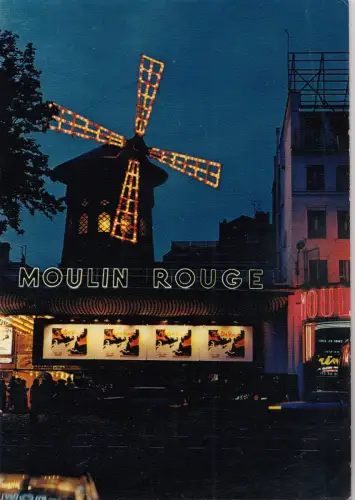 BF20325 le moulin rouge paris france front/back image
