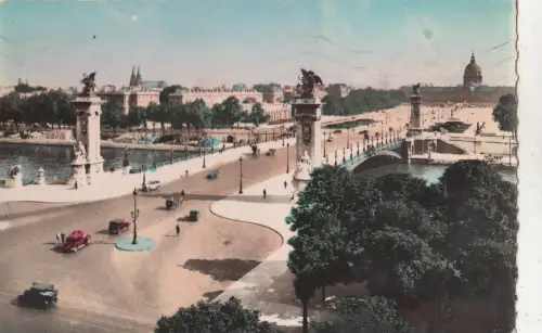 BF26325 paris le pont alexandre III france front/back image