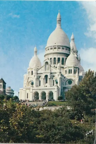 BF25670 paris le sacre coeur france front/back image
