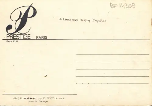 BF14309 Landschaft Paris Frankreich Vorder-/Rückbild