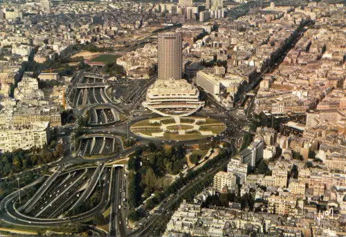 BF14162 paris le boulevard peripherique france front/back image