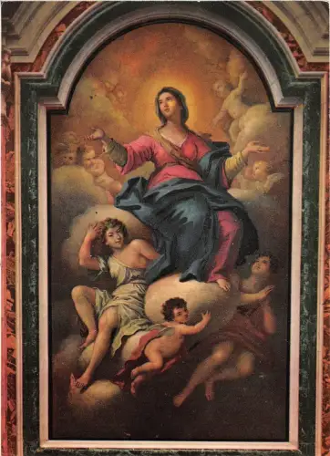 B58424 Abbazia di Montecassino L'Assunzione di P de Mattheis italy