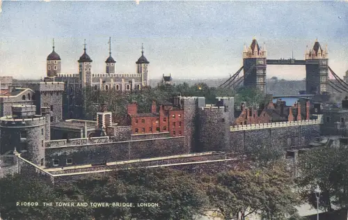 BR61190 the tower and tower bridge london uk