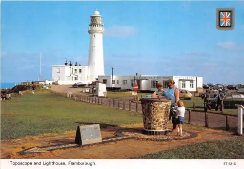 B44094 phare Toposkop und Leuchtturm Flamborough uk