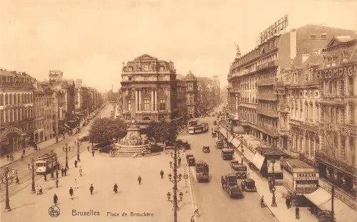 Br35059 Bruxelles Place de Brookerei belgien