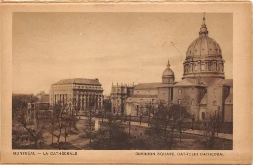 br106286 dominion square catholic cathedral montreal canada
