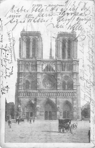 B107817 Frankreich Paris Notre-Dame Basilika Echtfoto UK