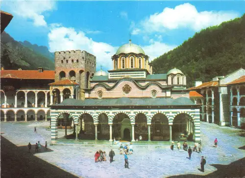 B84008 rila kloster monastere bulgaria