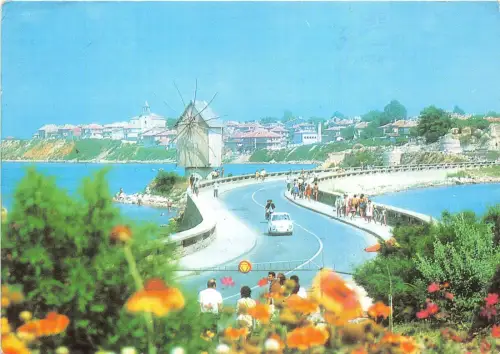 BF37664 nessebar bulgaria listhme windmill mill moulin a vent