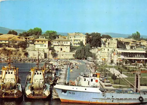 BG33071 nessebar der hafen bulgarien Schiffsbateaux