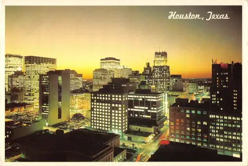 B95413 Houston Texas Sonnenuntergang in der sechstgrößten Stadt USA