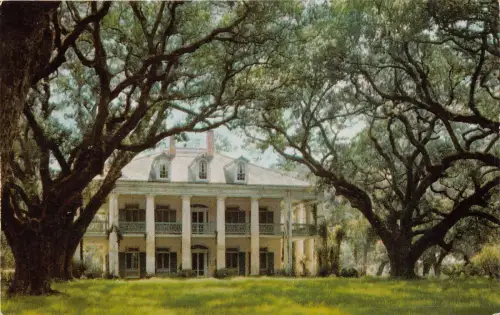 BR25425 Oak Alley Plantation New Orleans 2 Scans USA