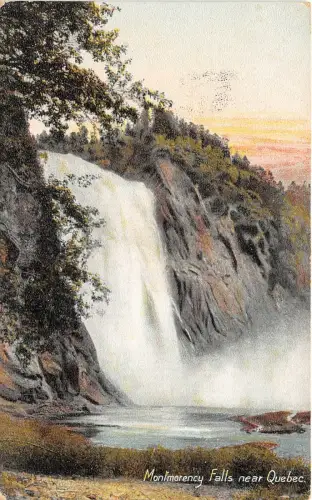 br105035 montmorency falls near quebec canada