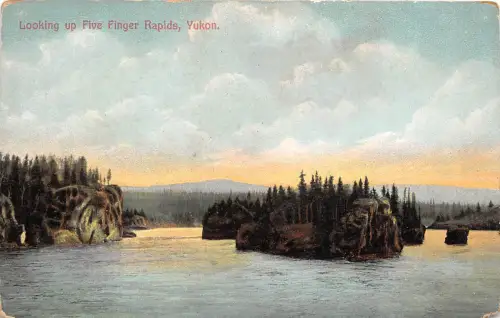 BR39434 looking un five Finger Rapids Yukon canada