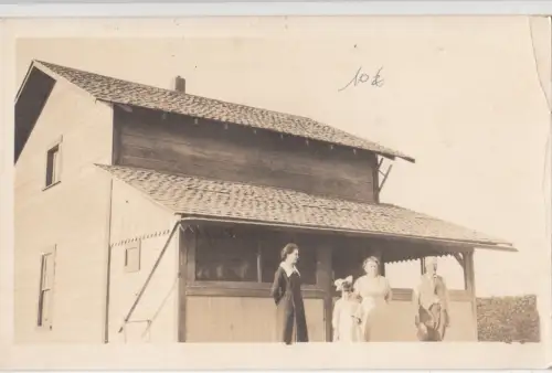 B77547 Echtfoto Menschen Kanada Scan Vorder-/Rückseite Bild