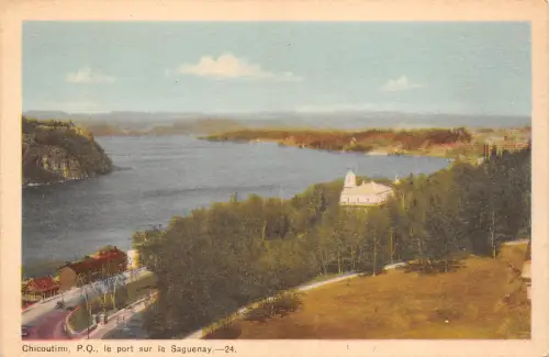BR44475 Chicoutimi le port sur le saguenay canada