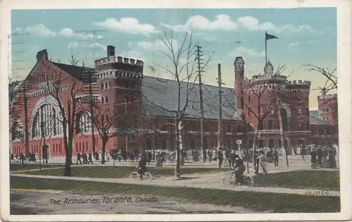 B77572 the armouries toronto canada scan front/back image