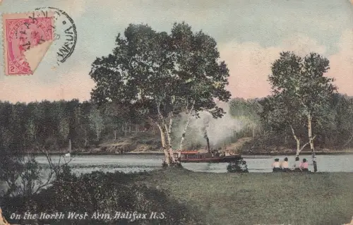 B77592 öffentliche Gärten Halifax Kanada Scan Vorder-/Rückseitenbild