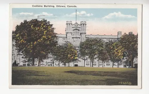 B77604 ottawa zollgebäude kanada scan vorder-/rückbild