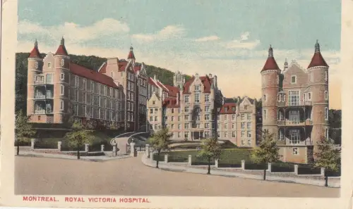 B77402 royal victoria hospital montreal canada scan front/back image