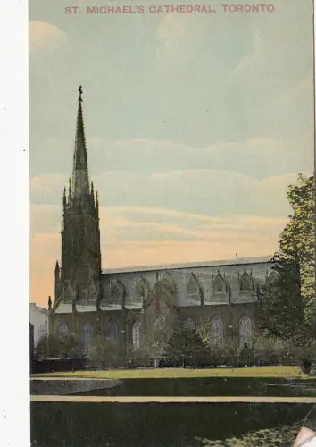 B77368 toronto st michal s cathedral canada scan front/back image