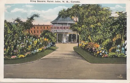 B77503 king square saint john NB canada scan front/back image