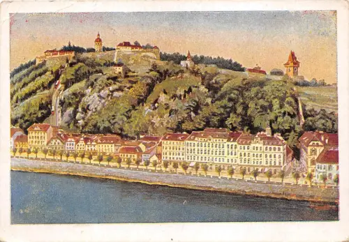 B69145 Graz Schlossberg mit Kaiser Franz Österreich