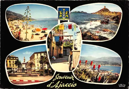 BR3701 Charmes et Coleures de la Corse ajacio france