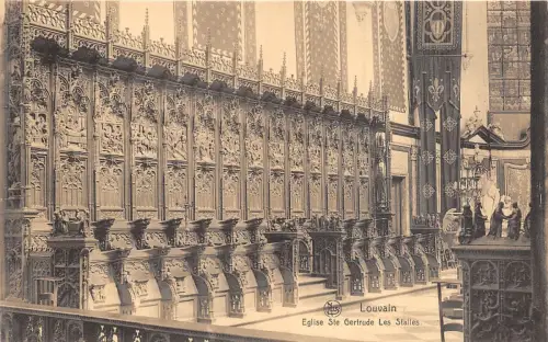 BR35931 Eglise ste gertrude Louvain Leuven belgien