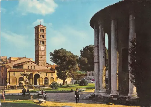 BR14234 Roma Tempio di Vesta e chiesa italy