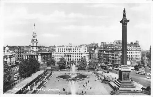 BR11416 Trafalgar Square London Echtfoto UK