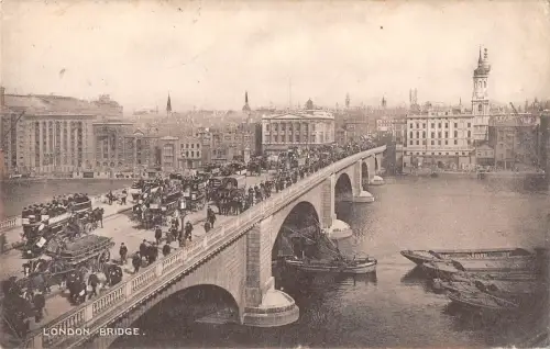 BR80300 London Bridge Wagenschiff Bateaux UK