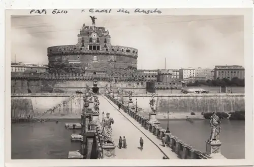 BF32404 ponte elia e castle s angelo roma italy front/back image