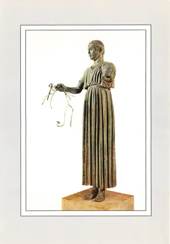 BR6335 Musee de delphes L'Aurige Postkarte Griechenland