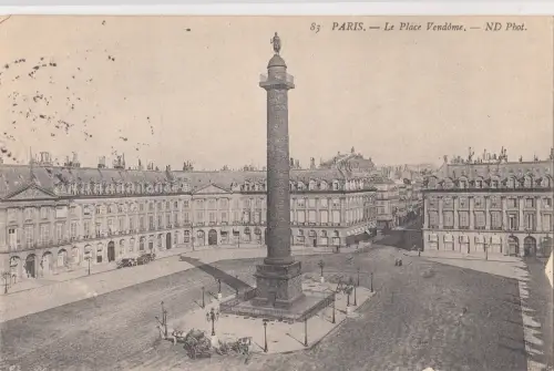 BF11636 le place vendome paris france front/back image