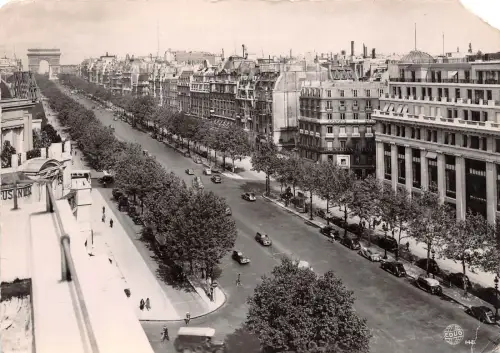 BR5647 L Avenue des Champ Elysees Paris Eckschnitt Frankreich