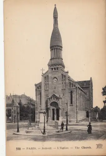 BF11645 auteuil l eglise paris france front/back image