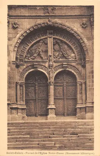 BF7605 saint calais portail de l eglise notre dame paris france Frankreich