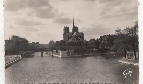 BF27747 paris l ile de la cite france front/back image